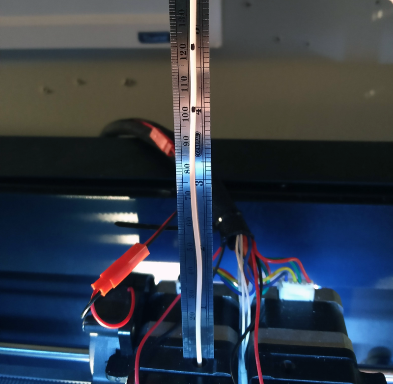 Extruder Calibration lines 